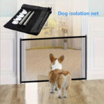 Pet Isolation Mesh No Drilling Safety Fences Net Portable Dog Cat Stair Door