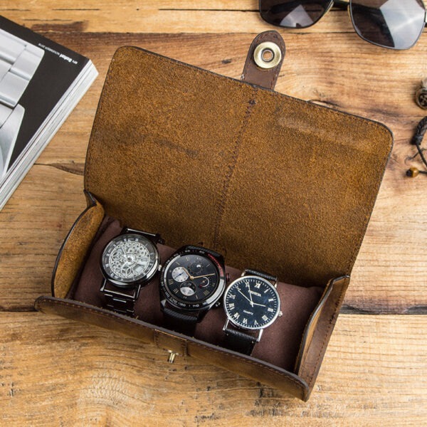 Watch Bag Leather Multi-function Watch Bag