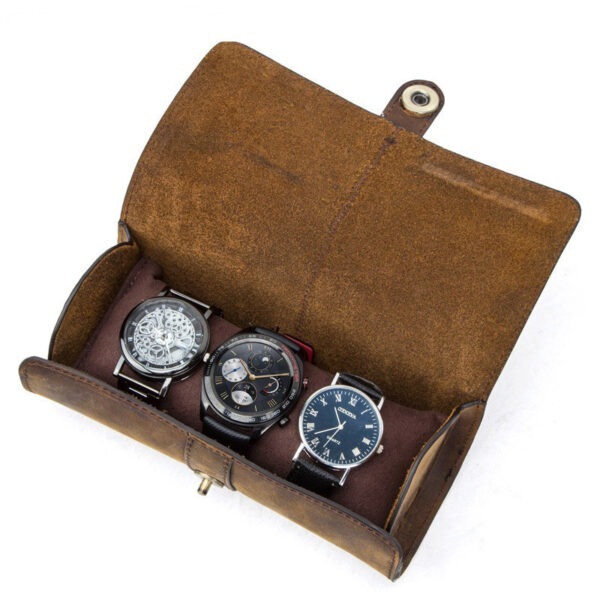Watch Bag Leather Multi-function Watch Bag