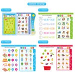 Sound Board Book for Kids Interactive Children's Sound Book with Learning Pen Parent-child Interaction Fun Educational Toys for 3 Years +
