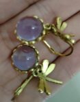 Fashion Jewelry Women's Earrings Hanging Vintage Dragonfly Pendant Earring Boho Chakra Blue Moonstone Drop Earrings For Women Wedding Charm Ethnic Jewellery