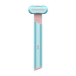 4 Colors Electric Eye Massager Red Blue Light Massage Eye Beautification Instrument Therapeutic Warmth Face Massage