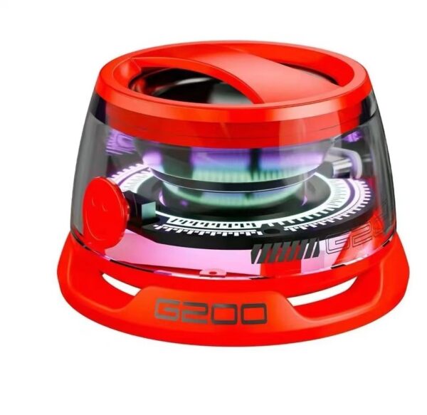 Portable Bluetooth Speaker G200 RGB Lighting Speaker BT5.3 Mini Sound Box 7 Hours Playback Magnetic Phone Holder