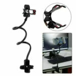 Flexible Arm Mobile Phone Holder Clamp Desk Bed Multifunctional Stand For GPS
