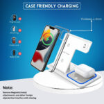 Wireless Charger 3in1 Fast Charger Dock For Watch Air Pods 16 15 14
