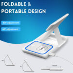 Wireless Charger 3in1 Fast Charger Dock For Watch Air Pods 16 15 14