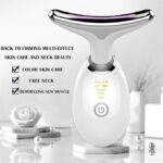 7 Colours Neck Face Lifting Massager Skin Tighten Device LED Anti Wrinkle Beauty