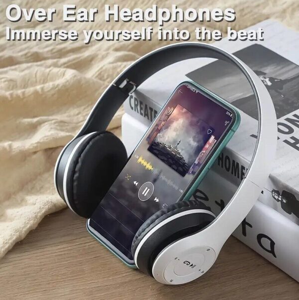 P47 Wireless Bluetooth Headphones With Noise Cancelling Over-Ear Earphones 5.1