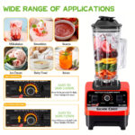 Commercial 6Blade Blender Food Mixer Processor Juicer Ice Crusher Smoothie Maker
